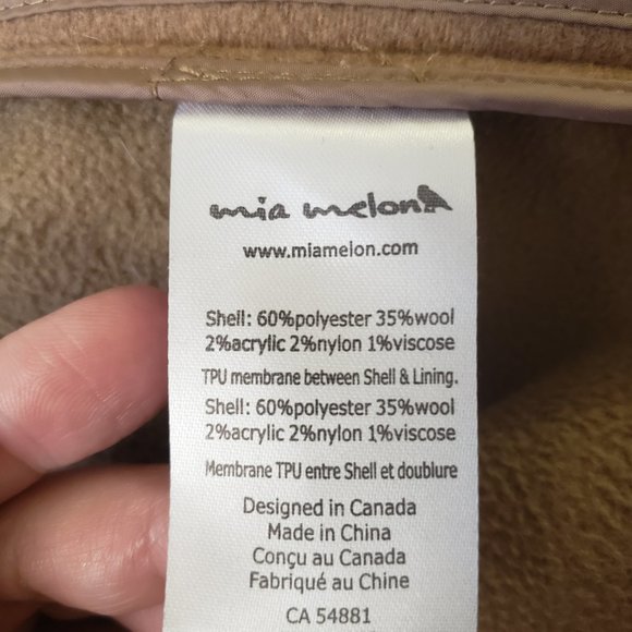 BNWT Waterproof Trench-style Camel Coat with Detachable Hood, size small - Picture 2 of 16